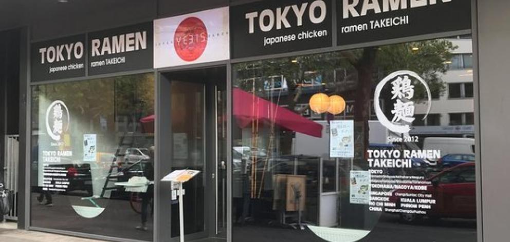 A Tokyo Ramen Takeichi store in Dusseldorf, Germany. The company will open a new store in Dunedin...