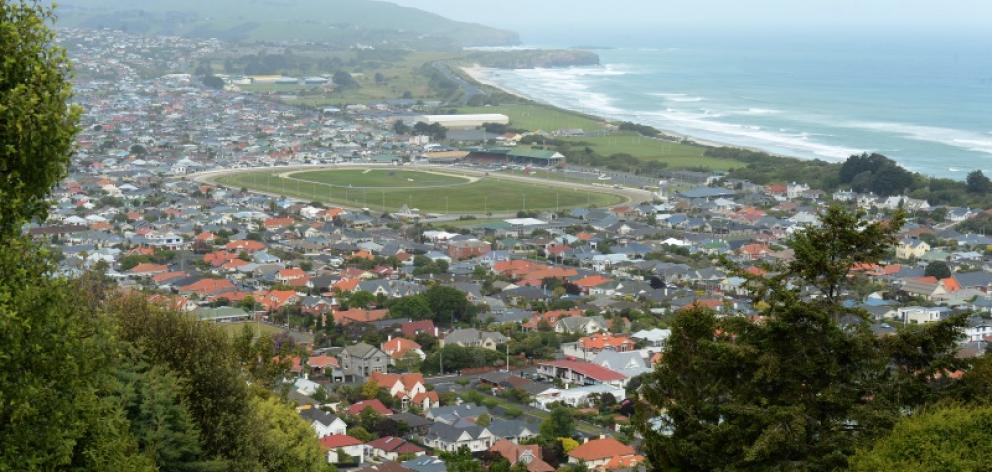 A view of St Clair, St Kilda, South Dunedin from Hillhead Rd. Photo: Linda Robertson