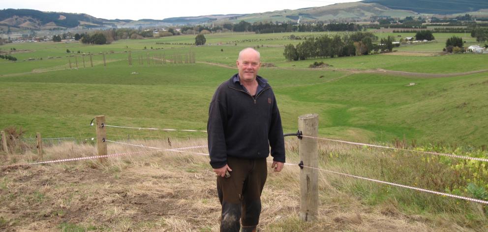 Shane David Gibbons on his Whare Creek farm. PHOTOS: SUPPLIED
