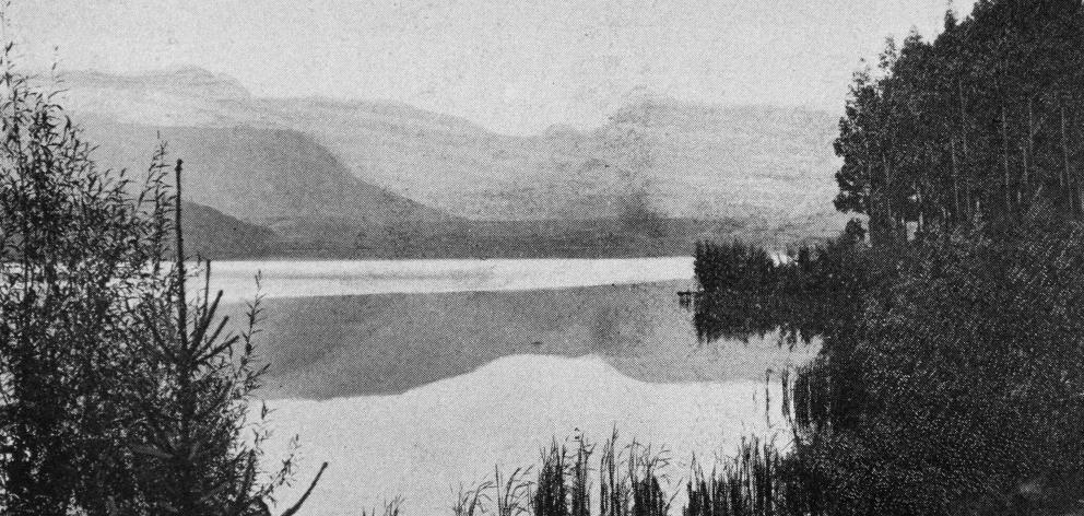 Lake Hayes, a charming stretch of water near Lake Wakatipu. — Otago Witness, 13.7.1920.