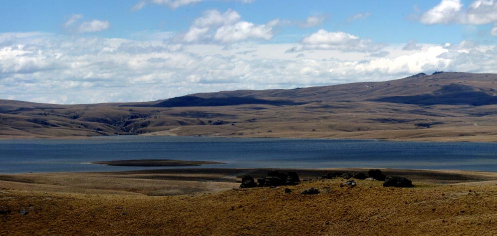 The Loganburn reservoir on the southern end of the Rock and Pillar Range. PHOTO: GERARD O’BRIEN
