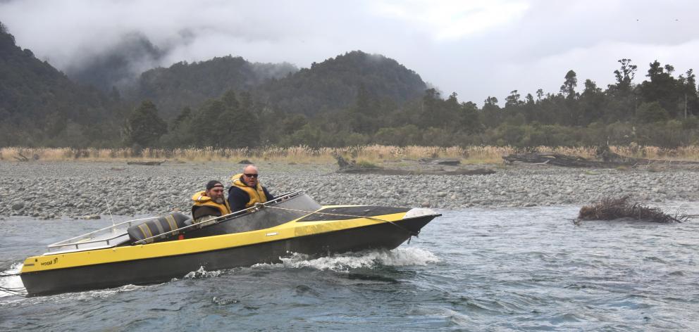 Te Anau farmer Shane David Gibbons on the Hollyford River. PHOTOS: SUPPLIED