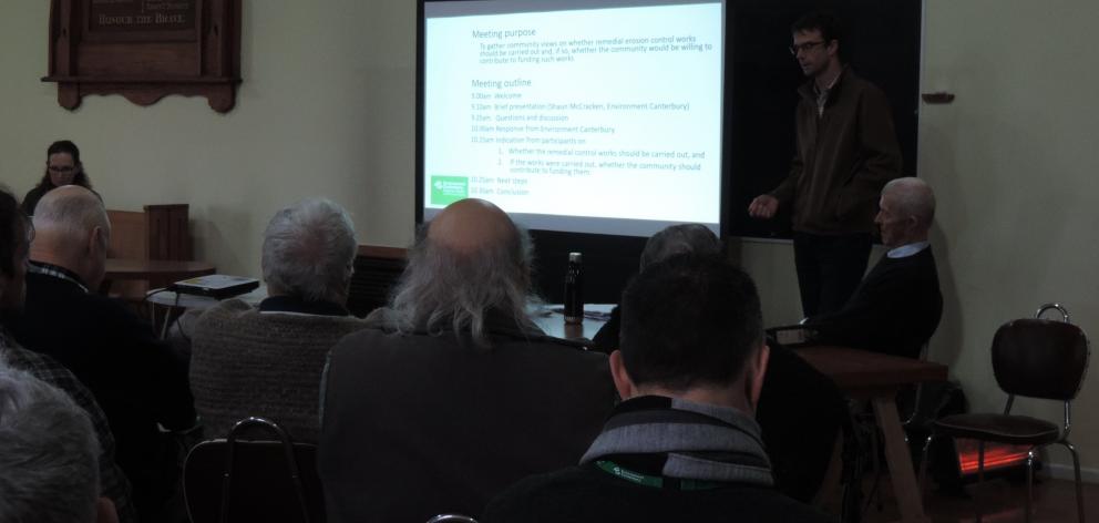Environment Canterbury river engineering regional lead Shaun McCracken discusses erosion repairs...