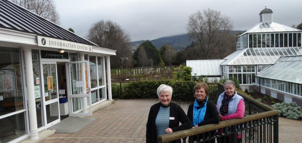 Ready and willing to welcome visitors back to the Dunedin Botanic Garden information centre in...