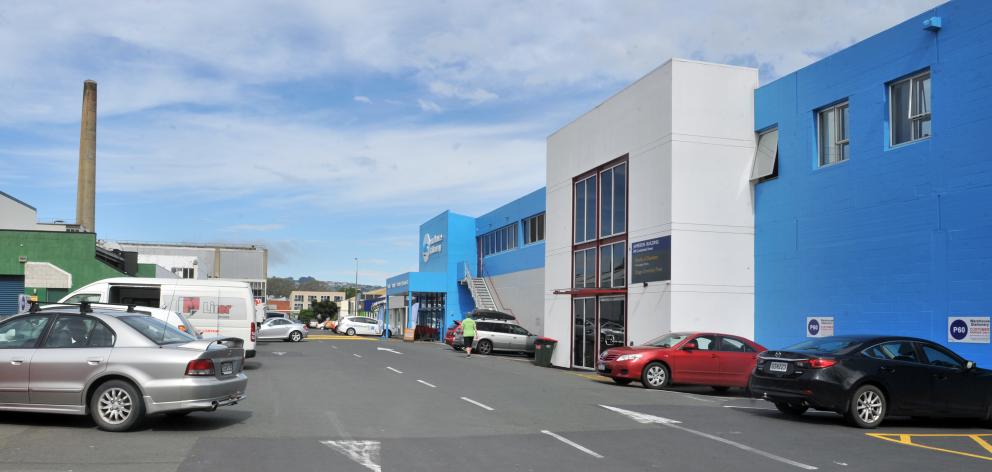 A block of buildings bought to make way for the new Dunedin Hospital, which tenants have to leave...