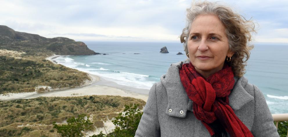 Yolanda van Heezik, pictured above Sandfly Bay in Dunedin, says research shows fewer yellow-eyed...
