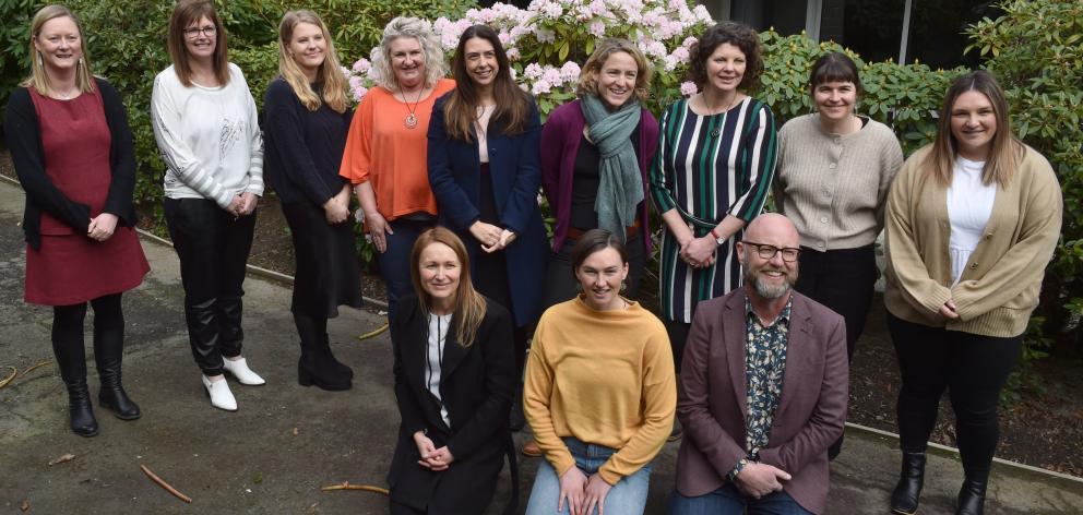 Taking part in WellSouth’s health improvement practitioners training course are (back from left)...