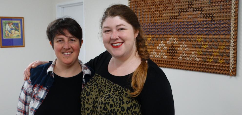 The Valley Project community development co-ordinator Charlotte Wilson (left) and project leader...