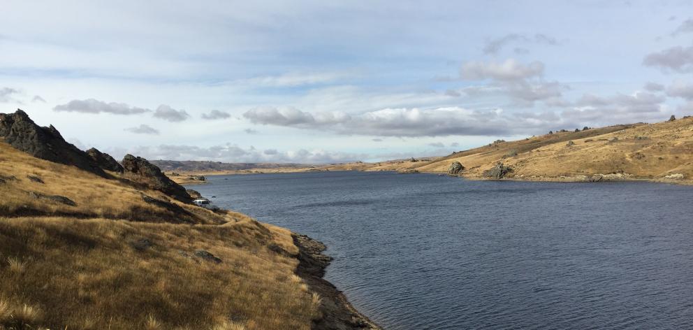 The Upper Manorburn Dam. PHOTO: GREGOR RICHARDSON