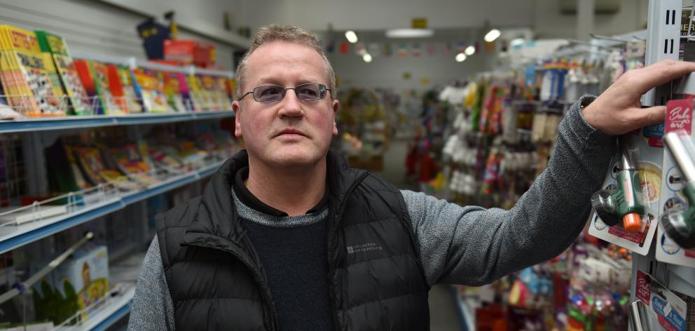 Happy Coins owner Stephen Norgate is concerned the parking situation will be difficult if Kmart...