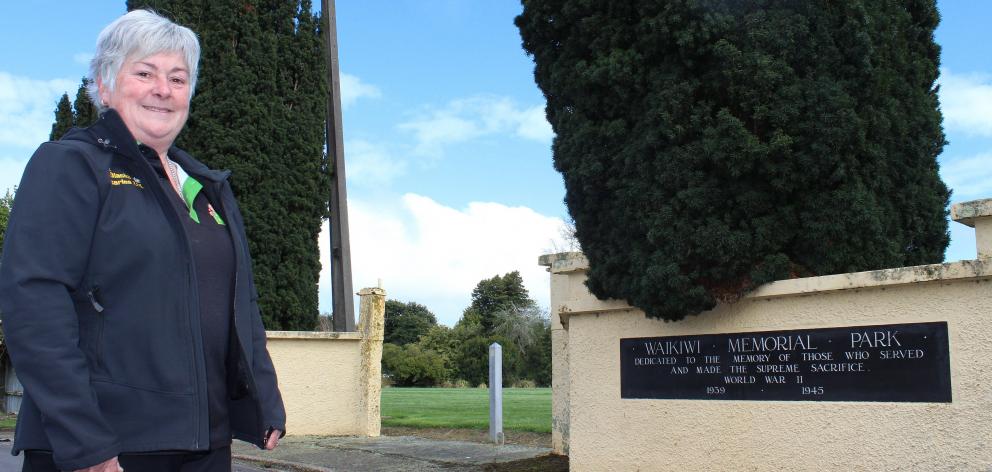 Southland memorial specialist Ann Robbie wonders where the Waikiwi war memorial gates have gone....