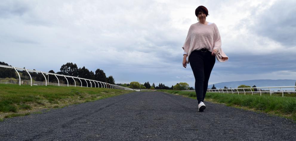Otago Racing Club general manager Rebecca Adlam is asking dog owners to remove their pet’s poo...