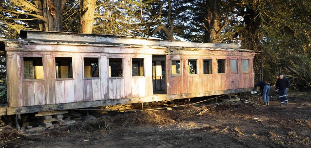 No-one was sure how the 137-year-old carriage made it to the farm, where it had been sitting...