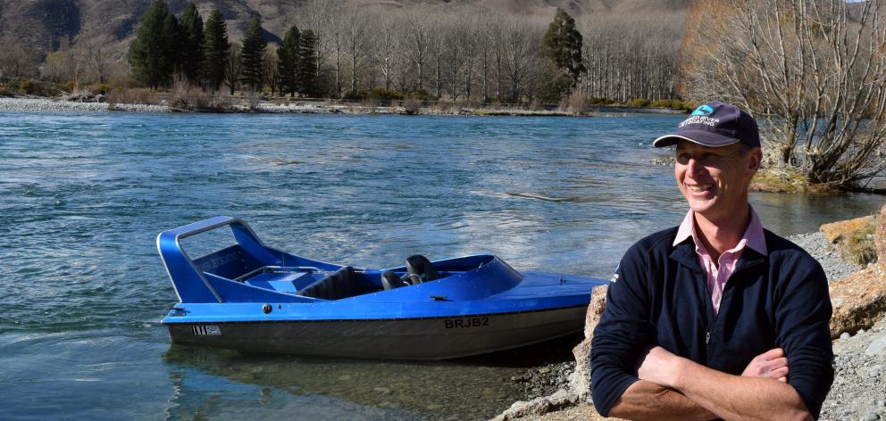 Braided River Jet Boating owner Ronald Clearwater in Kurow.  