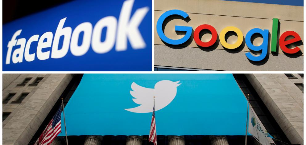 The CEOs of Twitter, Facebook and Alphabet's Google say Section 230 gives them the tools to...