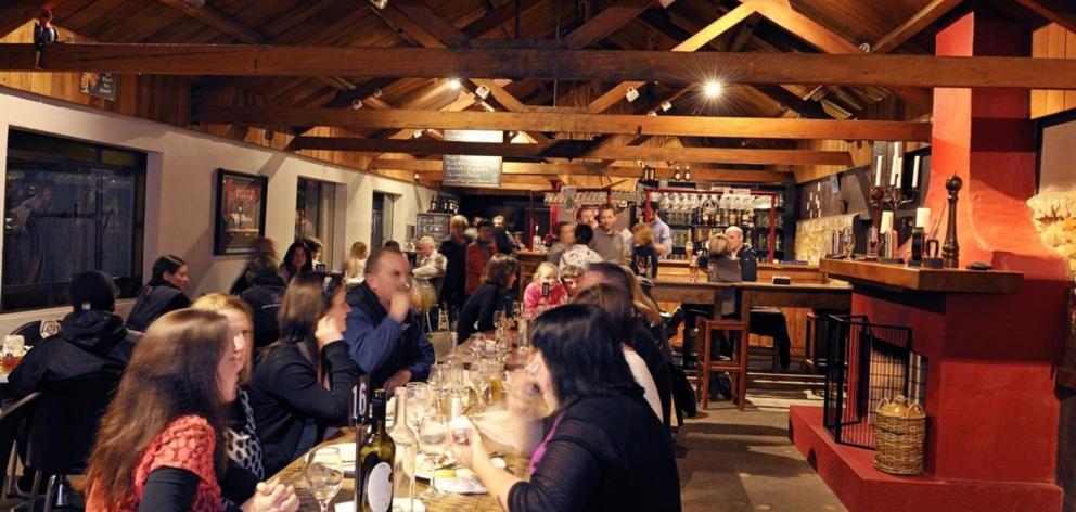 Dodson Street Beer Garden’s beer hall.