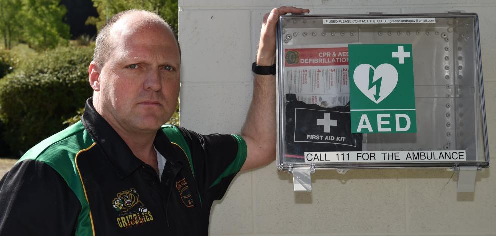 Green Island Rugby Football Club manager Gareth Weatherston is upset about the theft of the club...