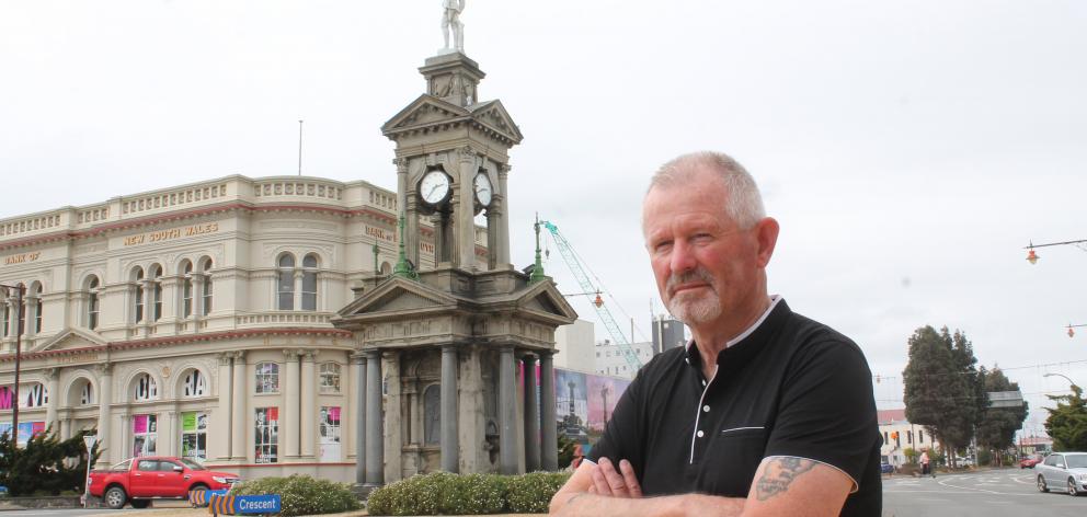 Nobby Clark stands on the corner of Dee and Tay Sts, Invercargill. Mr Clark has been selected by...