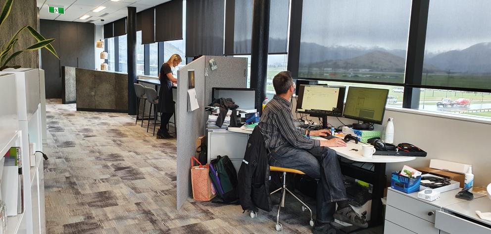 Inside the Queenstown office. 