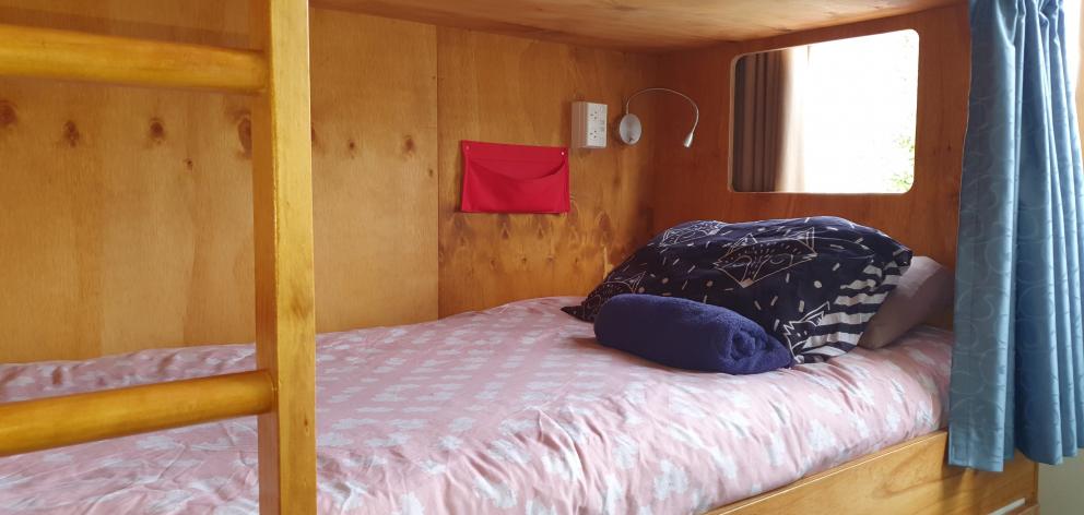 Beds at Adventure Hostel Queenstown 
comes with all the mod cons, says owner Brett Duncan.

