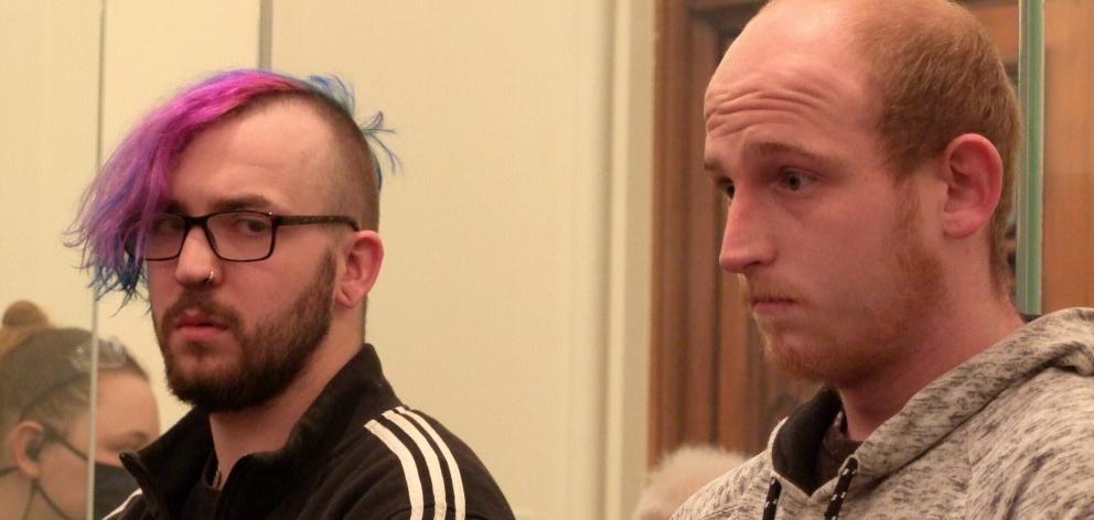 Jamie Burns (left) and Jarrod Michelle pleaded guilty to the burglary of St Dominic’s Priory....