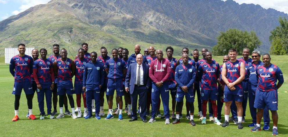 Members of the West Indies cricket team, Queenstown’s first international visitors in eight...
