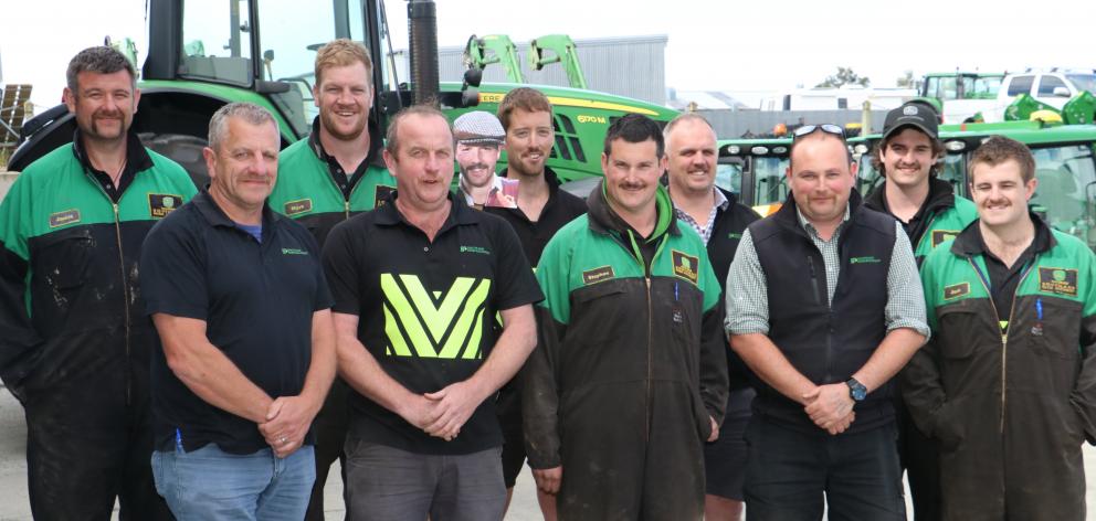Southland Farm Machinery staff have been growing moustaches in support of their colleague Cameron...