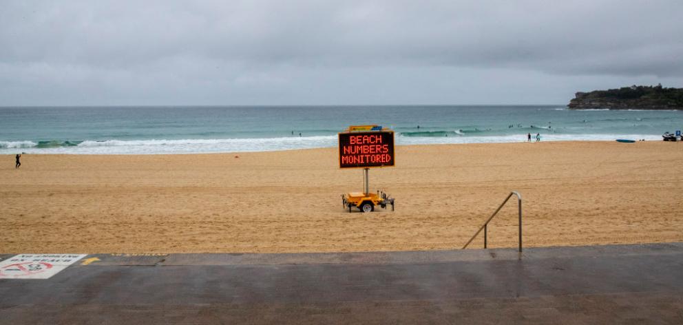 Alerts have been issued for Sydney's northern beaches, including Bondi. Photo: Getty Images 