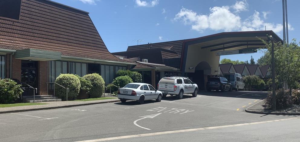 The private meeting is being held at the Ascot Park Hotel. Photo: Abbey Palmer