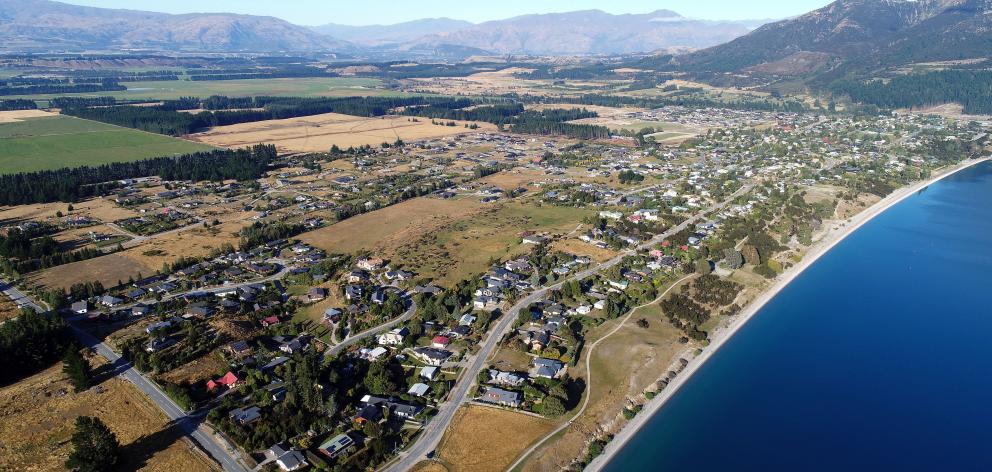 The Lake Hawea township has an increasing number of toilets. PHOTO: STEPHEN JAQUIERY

