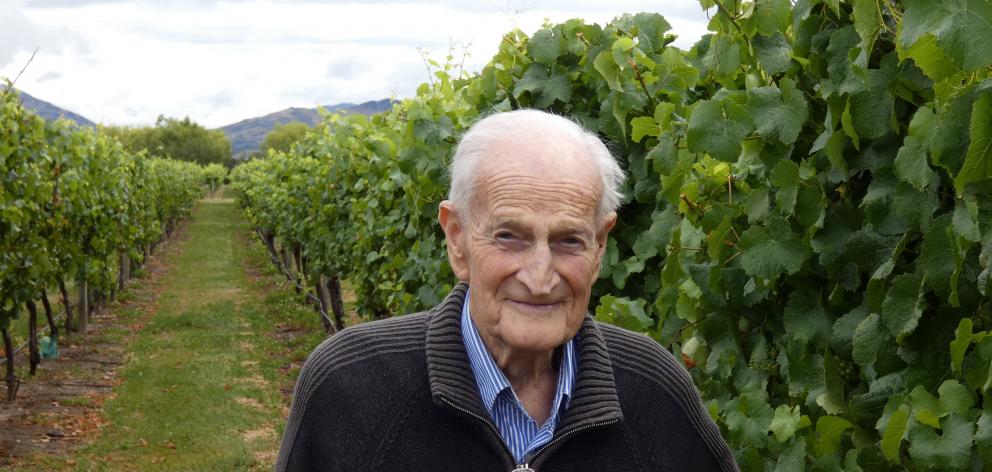 Ewing Stevens hopes the technology will save his grapes from the peckish pests. PHOTO: JARED...