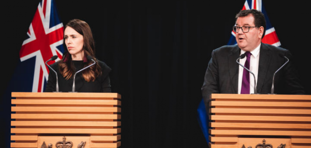 Prime Minister Jacinda Ardern and Finance Minister Grant Robertson. Photo: RNZ