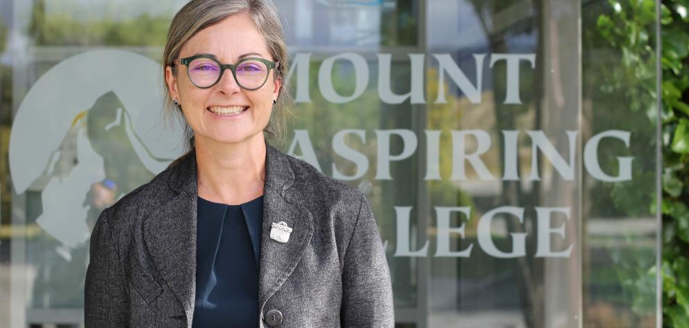 Mount Aspiring College’s new principal, Nicola Jacobsen. PHOTO: ANDREW MILLER