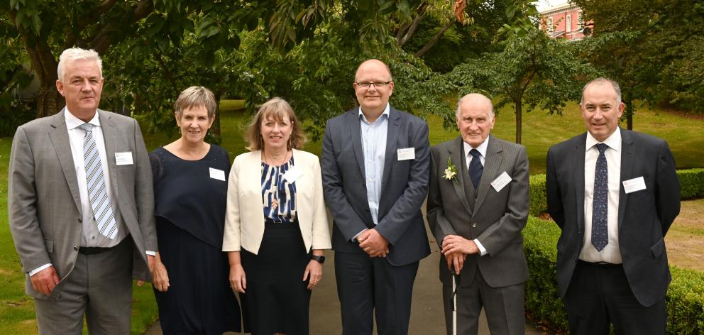 Otago Chartered Accountants Australia and New Zealand Fellowships recipients (from left) Richard...