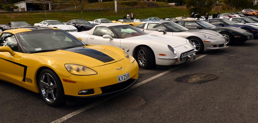 Yesterday a rally was held for the 52 visiting Corvettes and their owners, starting at Sunnyvale.
