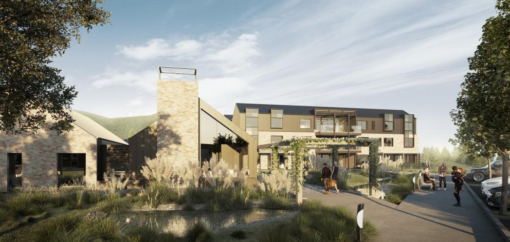 An artist’s impression of a proposed retirement village in Wanaka. IMAGE: SUPPLIED