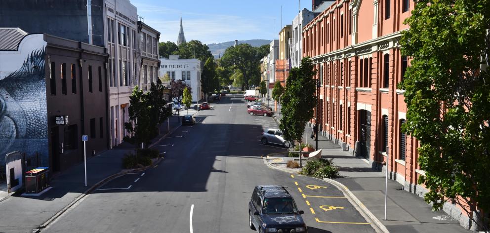 Parking rules have been adapted for the needs of Dunedin heritage developers. PHOTO: GREGOR...