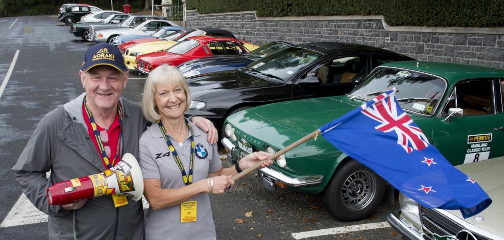 David and Christine Mehrtens prepare for the start of their last Autumn Colours Outing and...