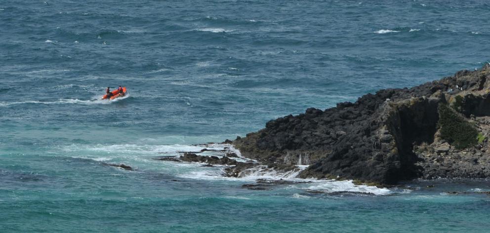 Inflatable rescue boat involved in a 2015 rescue at Bird Island, Tomahawk. FILE PHOTO: CHRISTINE...