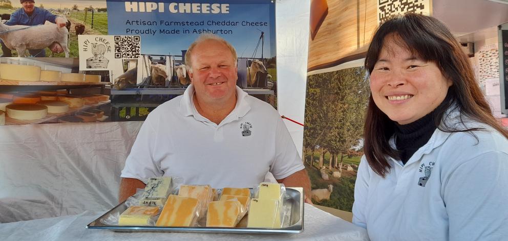 Allan and Jacy Ramsay will continue to offer an alternative A2 cheese product for people with their boutique Hipi Cheese range. PHOTO TONI WILLIAMS
