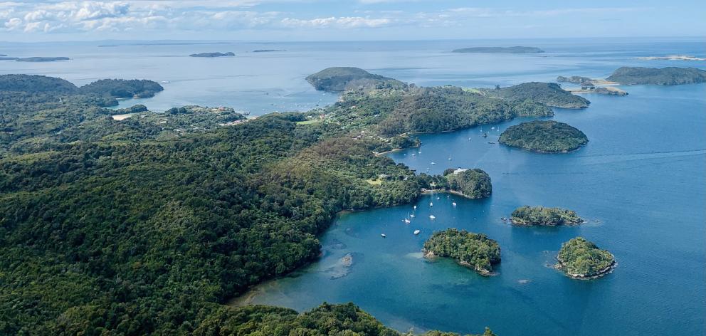 Overlooking Stewart Island.