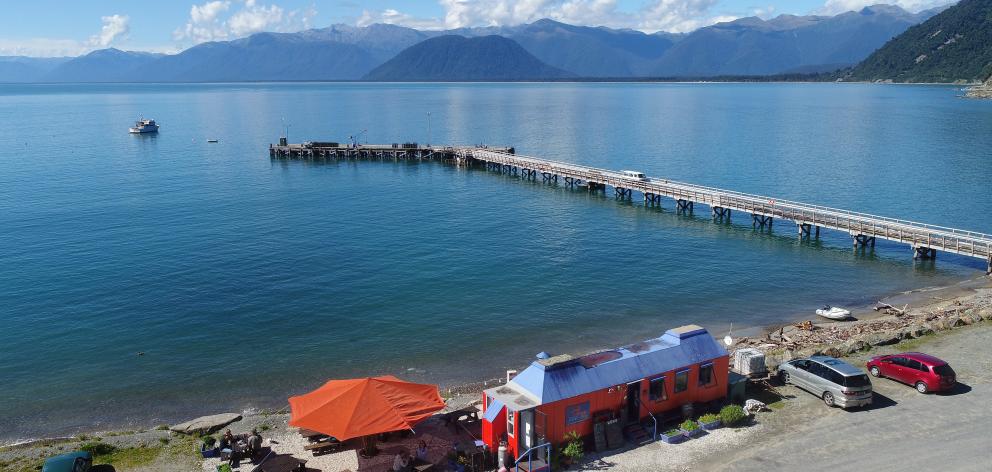 Jackson Bay wharf. Photo: Stephen Jaquiery