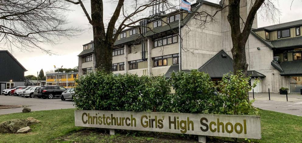 Christchurch Girls' High School. Photo: Kurt Bayer