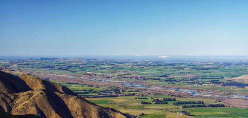 ‘‘Handkerchiefs of green paddocks’’ can be viewed from Collie Hills farm.