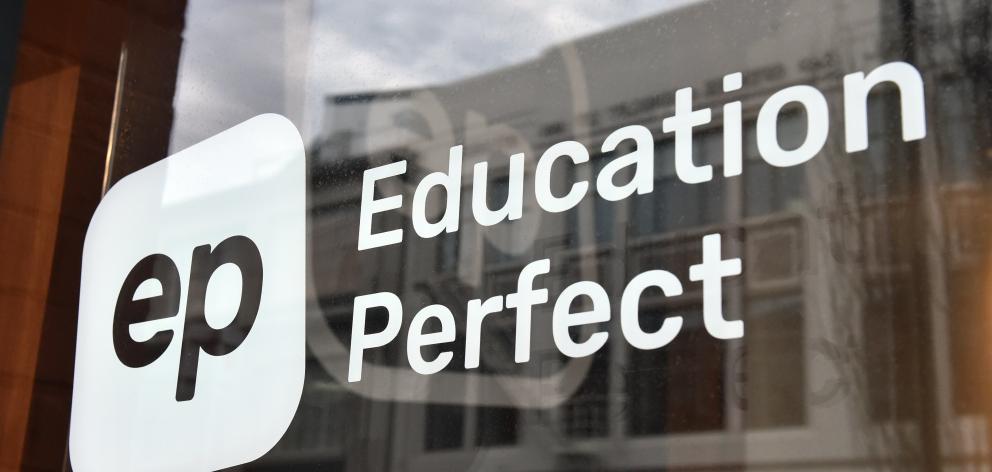 Not so perfect? Education Perfect’s head office in Vogel St, Dunedin. Photo: Gregor Richardson