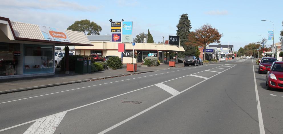 Leeston’s High St is likely to see a lot more people as a result of new subdivisions. Photo:...