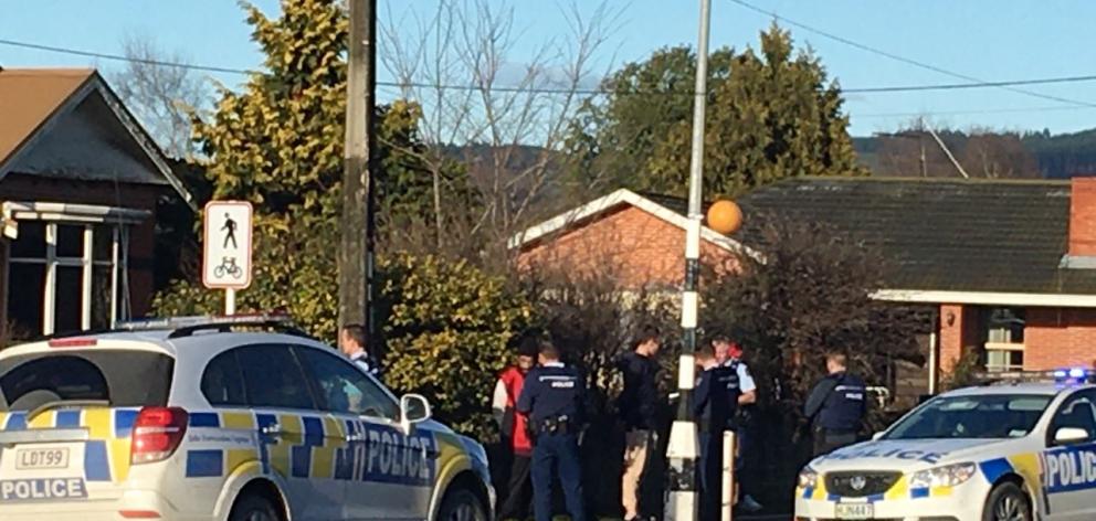 A police raid in Milton was linked to the aggravated robbery in Dunedin . Photo: Supplied