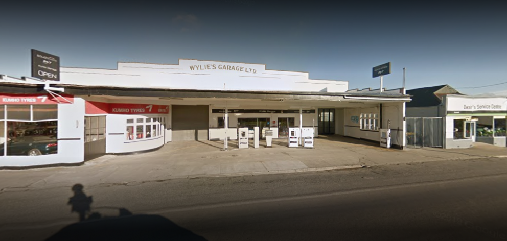 Wylies Garage in Tapanui. Photo: Google 
