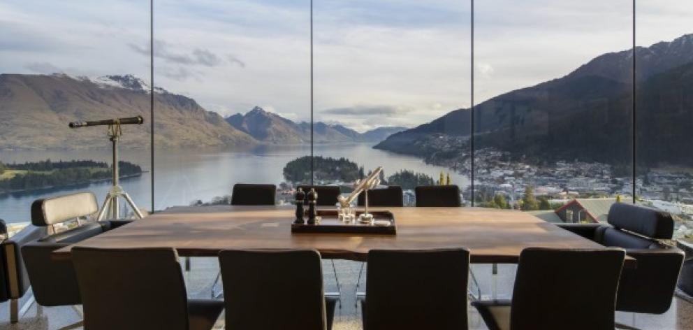 Prominent American billionaire Ptere Thiel's put his Queenstown home on the market. Photo: Supplied