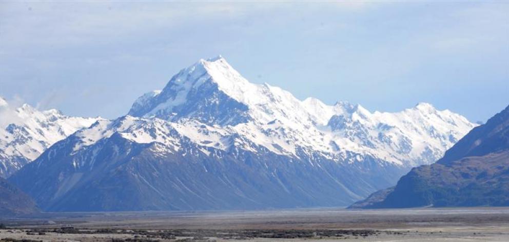 Aoraki/Mt Cook. Photo: ODT